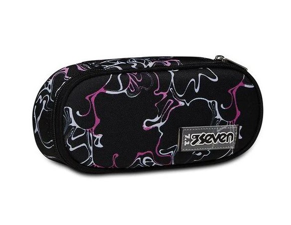 Portapenne Bustina Round Plus Freethink Girl Rose Velvet