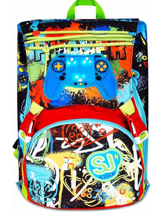 Zaino Sdoppiabile Big Game Led Boy SJ Gang