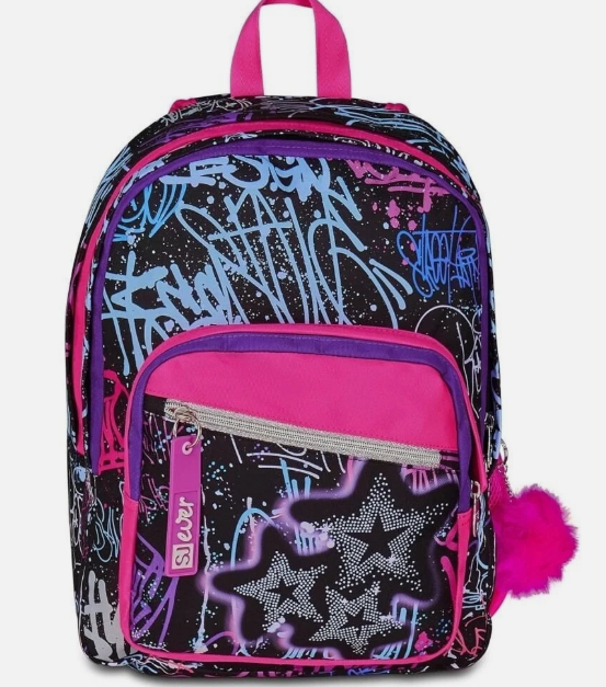 Zaino Scuola Doppio Scomparto Fixstar Girl Seven SJ Ever 