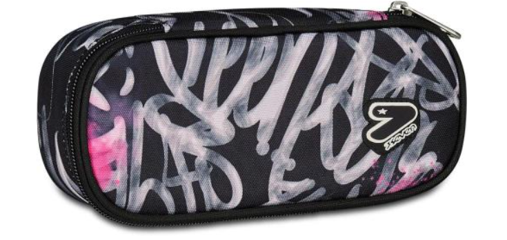 ASTUCCIO BUSTINA OVALE PENCIL BAG ROUND PLUS GRS SEVEN DIM PAINT GIRL