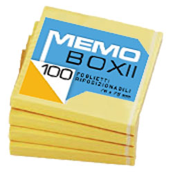 POST-IT 654 76X76    GIALLI BOXII