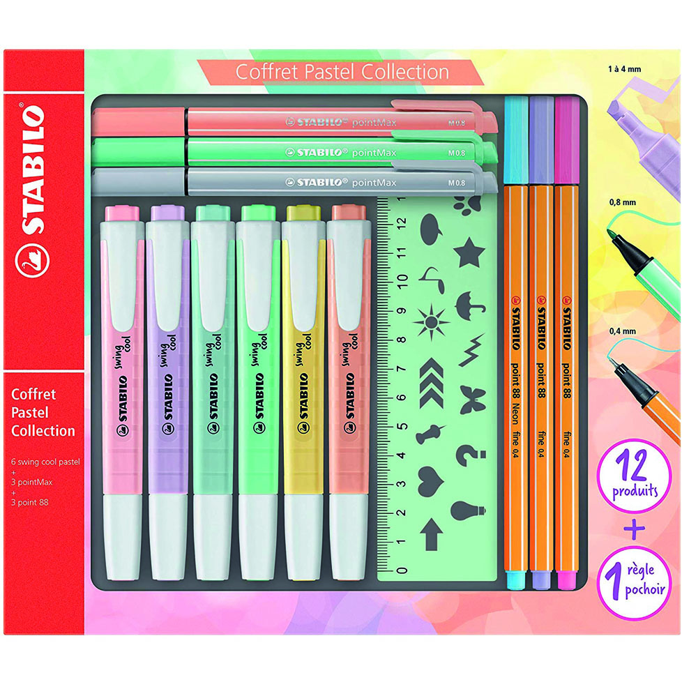STABILO POINT 88 PASTEL SET COLLECTION