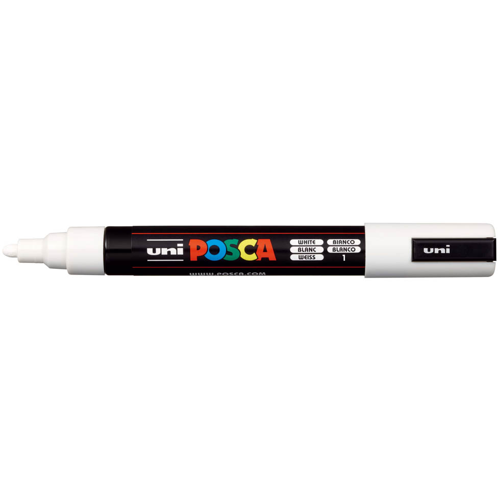 UNI POSCA PC5 BIANCO MEDIO PENNARELLO