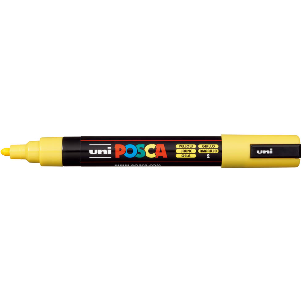 UNI POSCA PC5 GIALLO MEDIO PENNARELLO