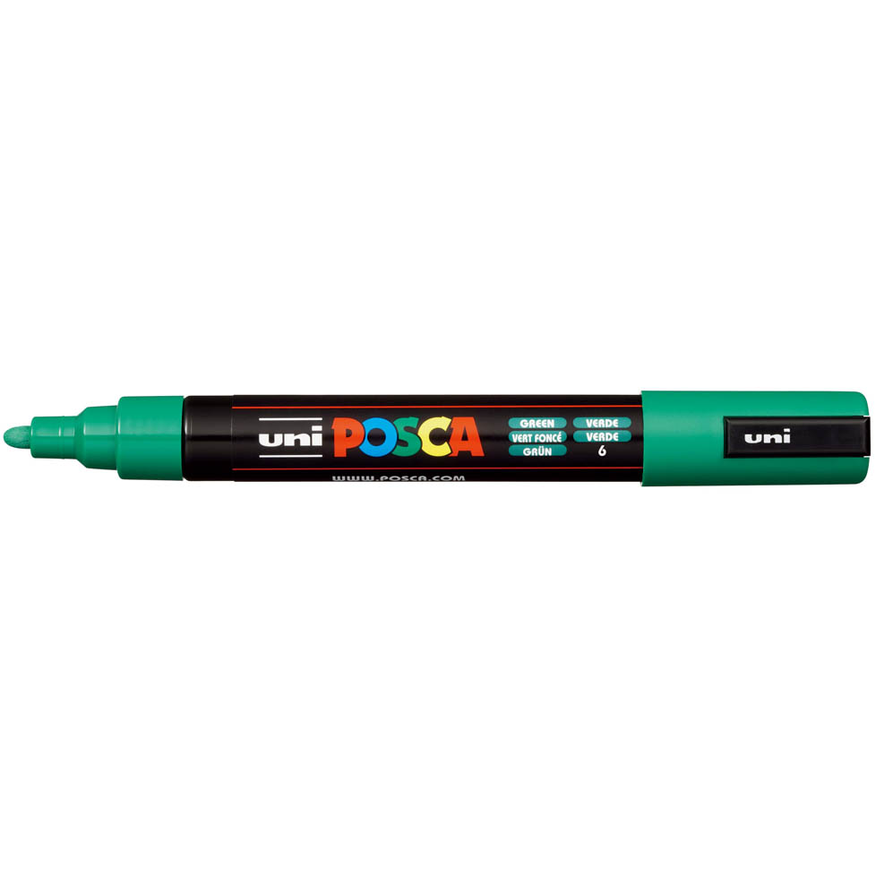 UNI POSCA PC5 VERDE MEDIO PENNARELLO