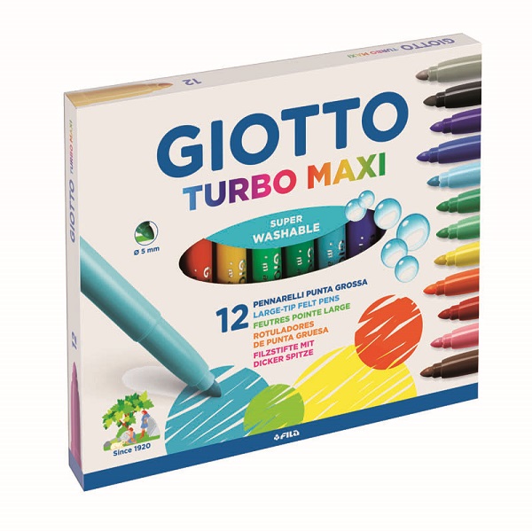 TURBOMAXI 12 COLORI PENNARELLI GIOTTO
