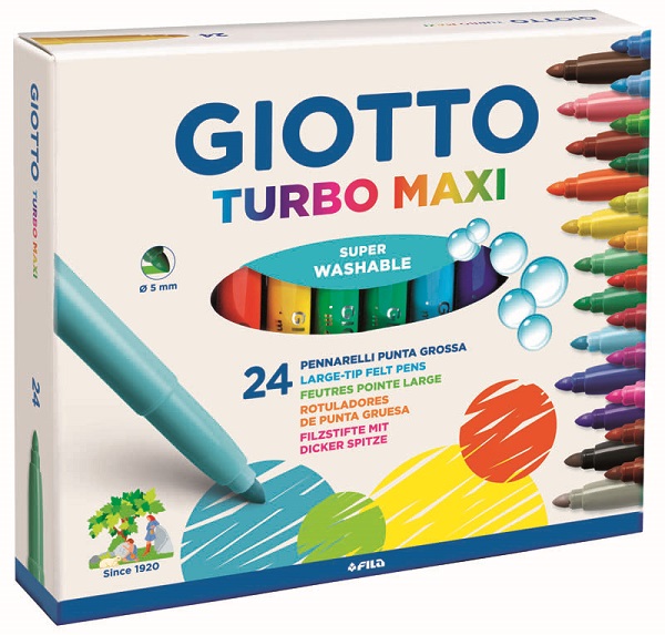 TURBOMAXI 24 COLORI PENNARELLI GIOTTO