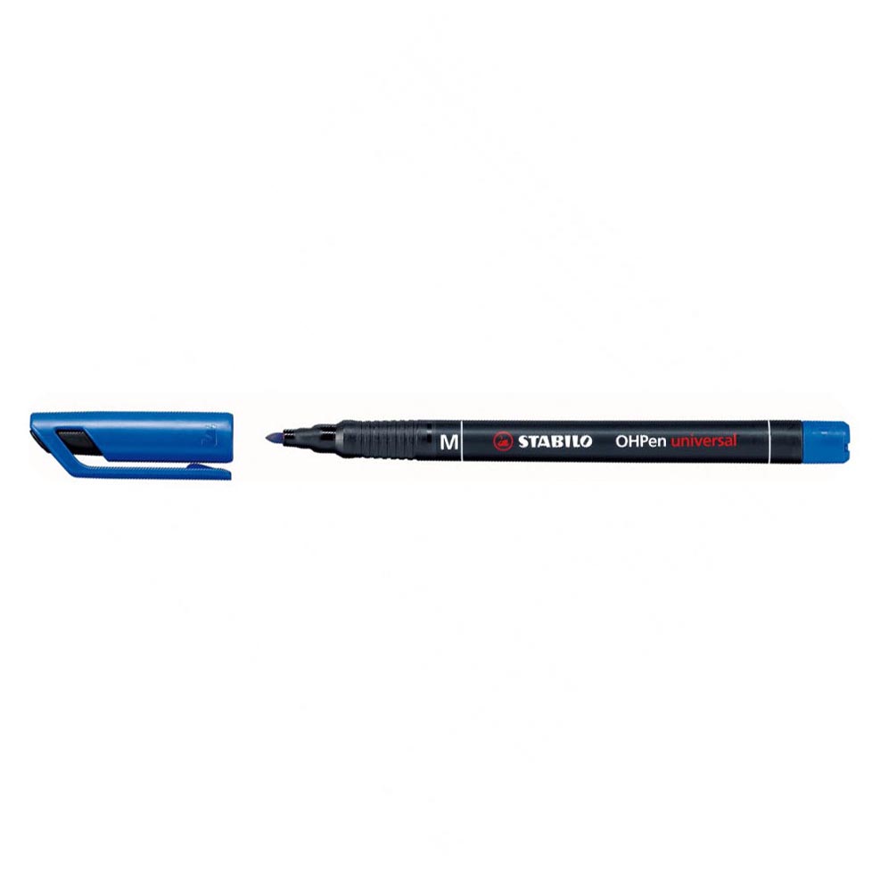 OHP BLU MEDIO PENNARELLO STABILO