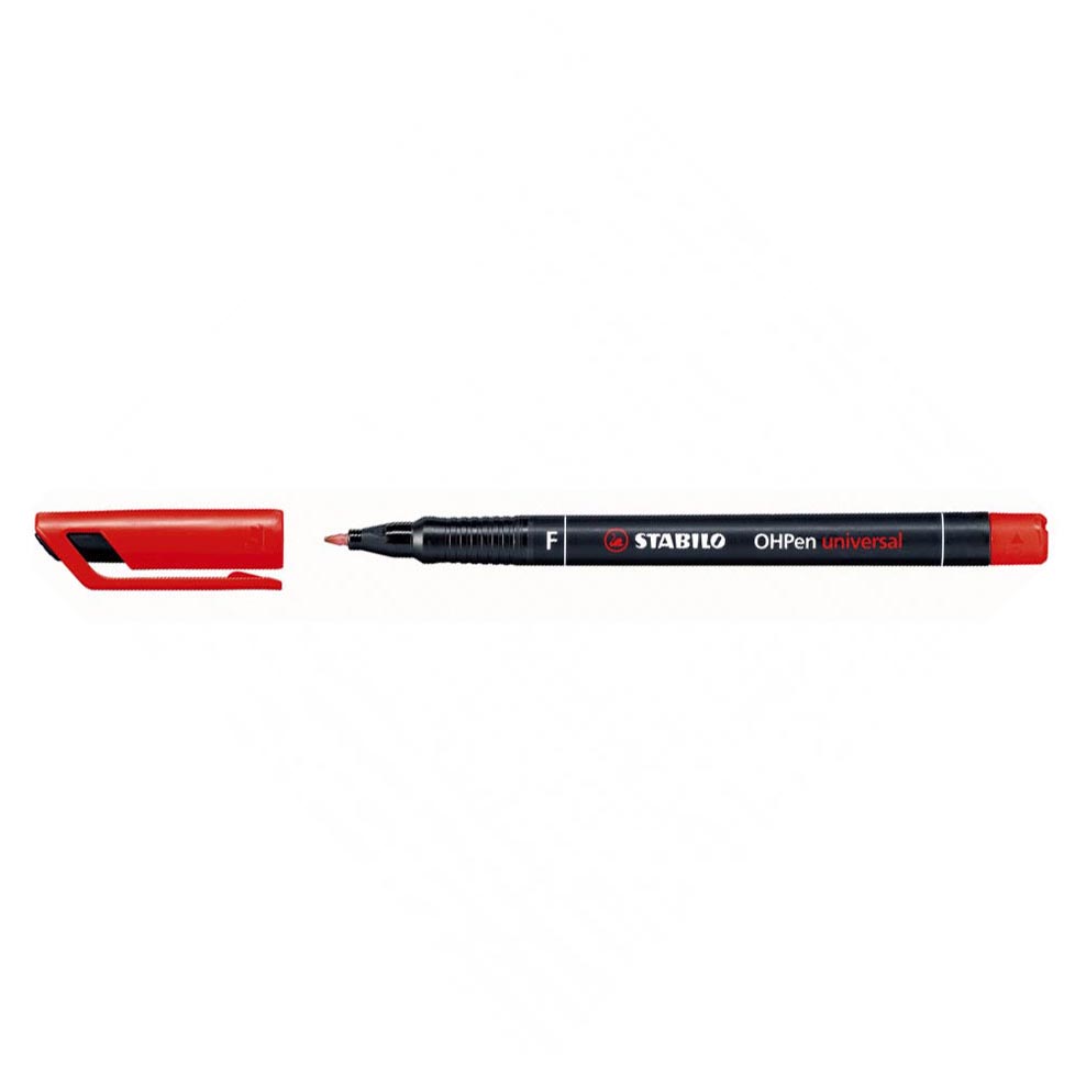 OHP ROSSO FINE PENNARELLO STABILO