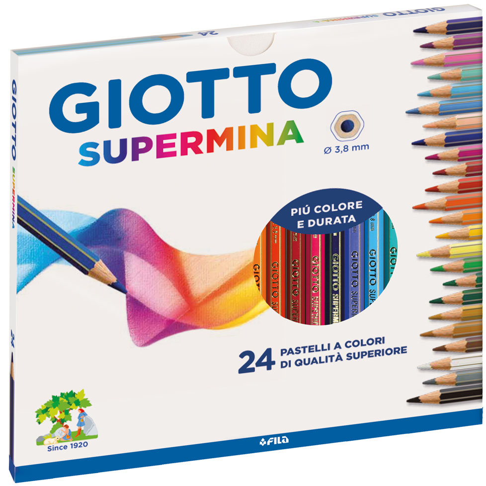 SUPERMINA 24 COLORI PASTELLI GIOTTO