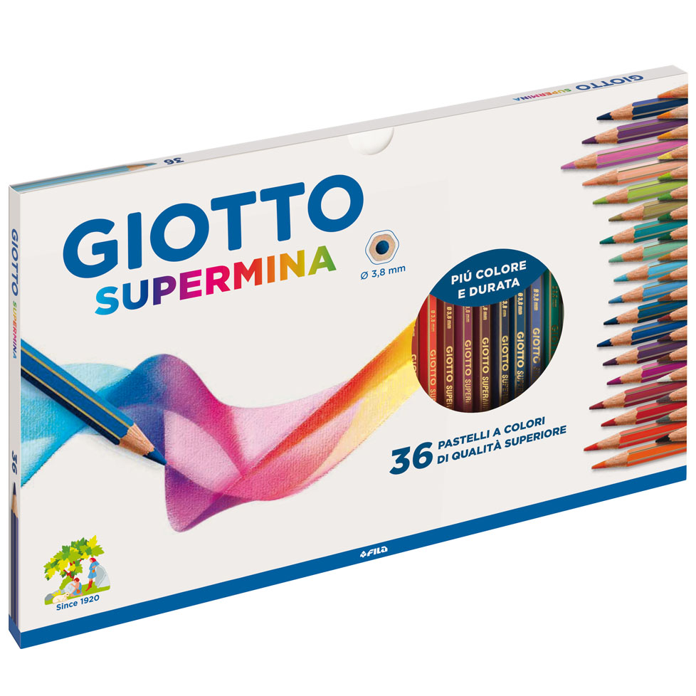 SUPERMINA 36 COLORI PASTELLI GIOTTO