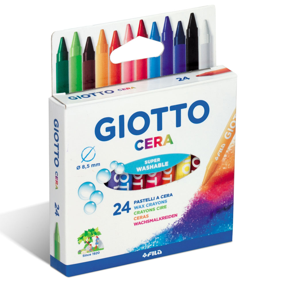 PASTELLI CERA 24 COLORI GIOTTO