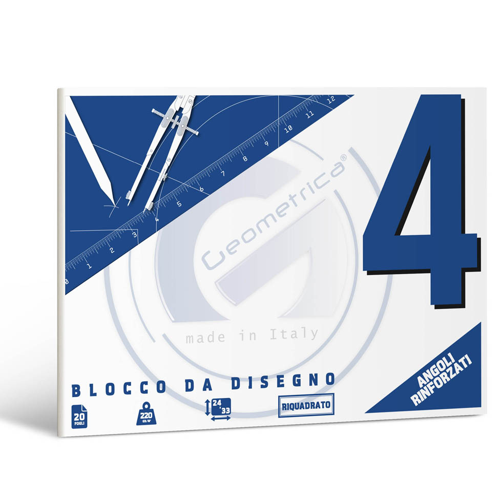 ALBUM 24X33 SQUADRATO 20FG 220GR GEOMETRICA
