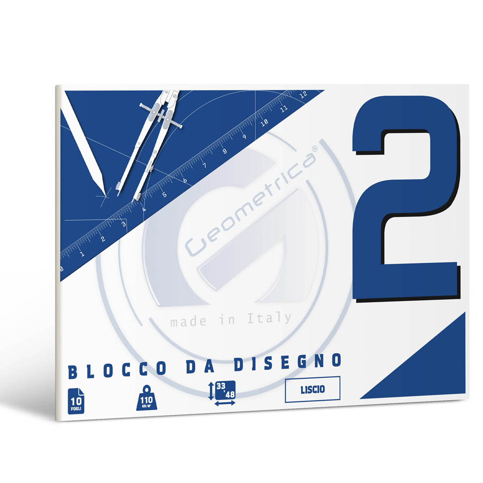 ALBUM 33X48 LISCIO 10FG 110GR GEOMETRICA