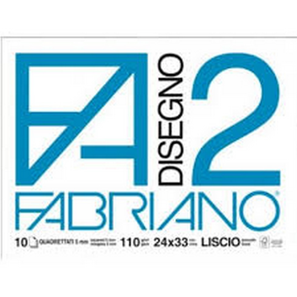 ALBUM FA2 24X33 QUADRETTATO 5MM 10FG 110GR 