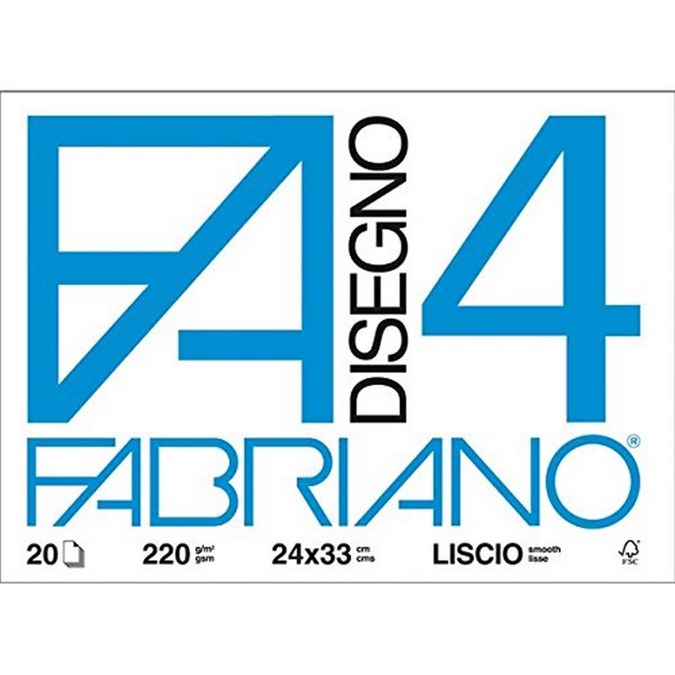 ALBUM FA4 24X33 LISCIO 20FG 220GR 