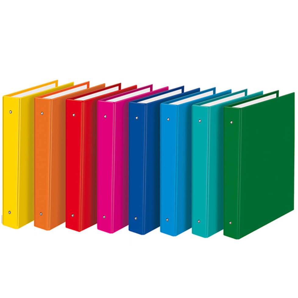 COPERTINE AD ANELLI A4 030 COLORI ASSORTITI
