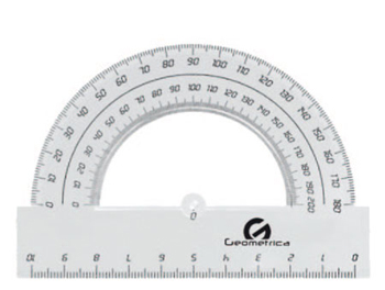 GONIOMETRO 180°  GEOMETRICA