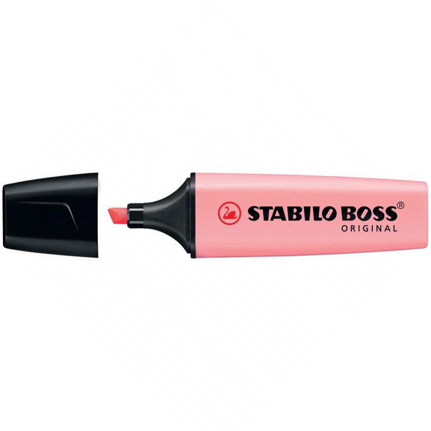 EVIDENZIATORI BOSS 129 ROSA ANTICO  STABILO