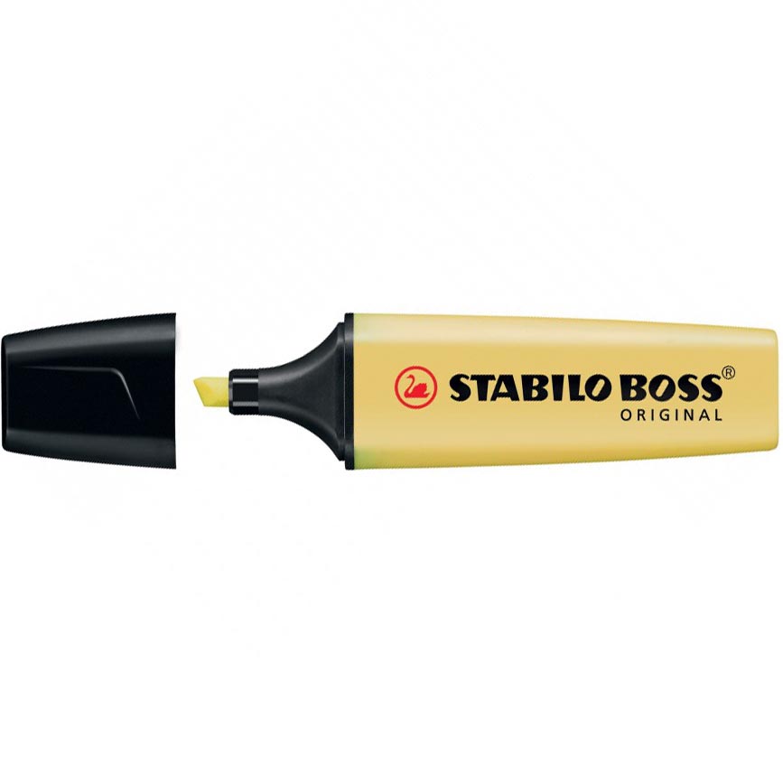EVIDENZIATORI BOSS 144 GIALLO BANANA  STABILO