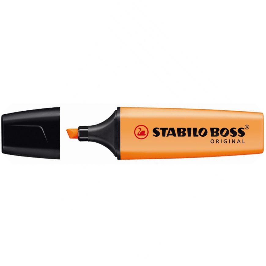 EVIDENZIATORI BOSS 54 ARANCIO  STABILO