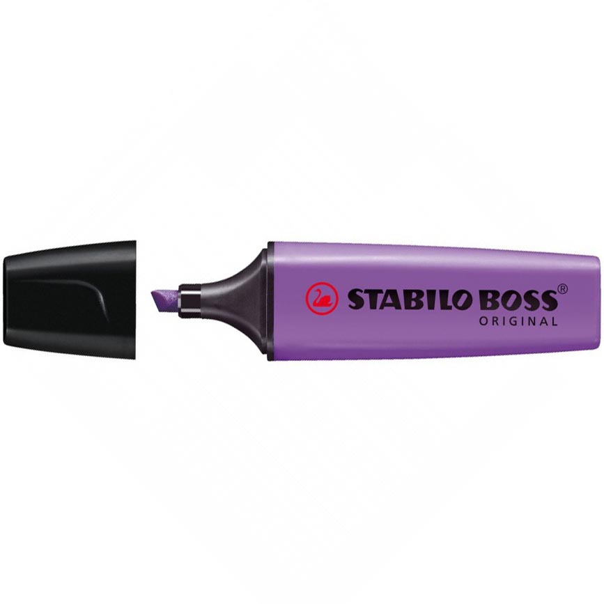 EVIDENZIATORI BOSS 55 LAVANDA  STABILO