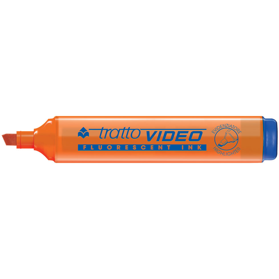 EVIDENZIATORI TRATTO VIDEO ARANCIO  FILA