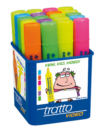 EVIDENZIATORI TRATTO VIDEO COL.ASS.  FILA
