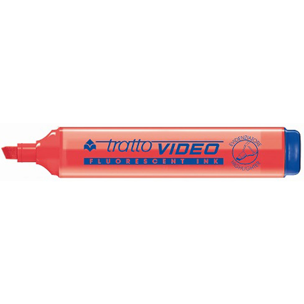 EVIDENZIATORI TRATTO VIDEO ROSSO SUNRISE  FILA