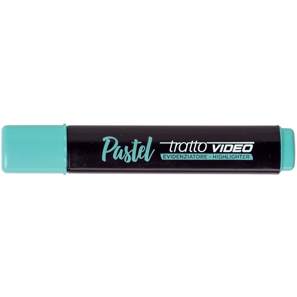 EVIDENZIATORI TRATTO VIDEO VERDE MENTA PASTEL 
