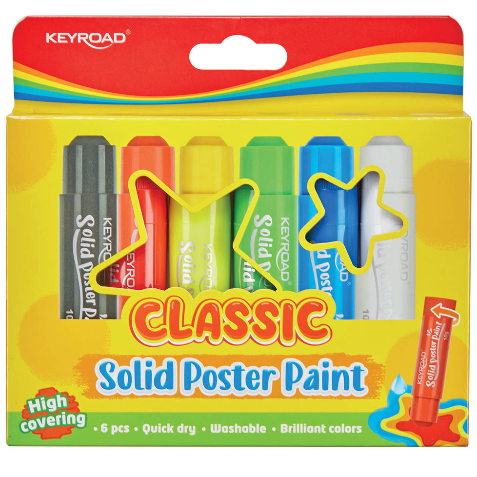 TEMPERA SOLIDA 6 COLORI  CLASSICI