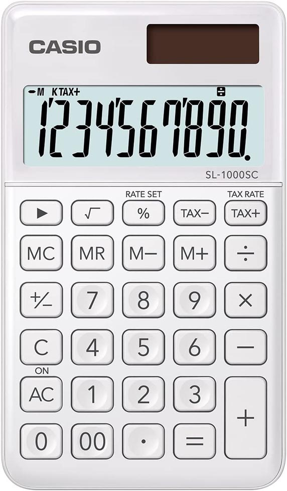 CALCOLATRICI CASIO SL1000SC TASCABILE 10CIFRE