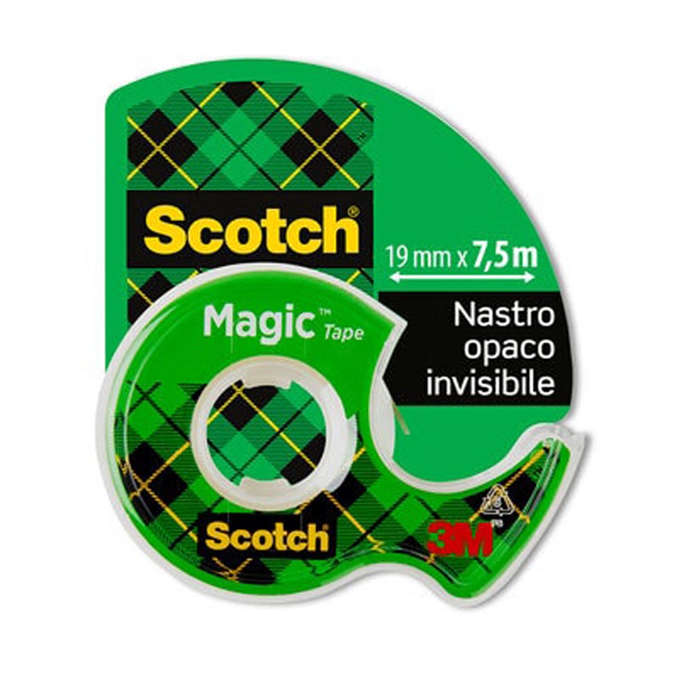 NASTRO 3M MAGIC 19X7.5MT  C/CHIOC. SCRIVIBILE