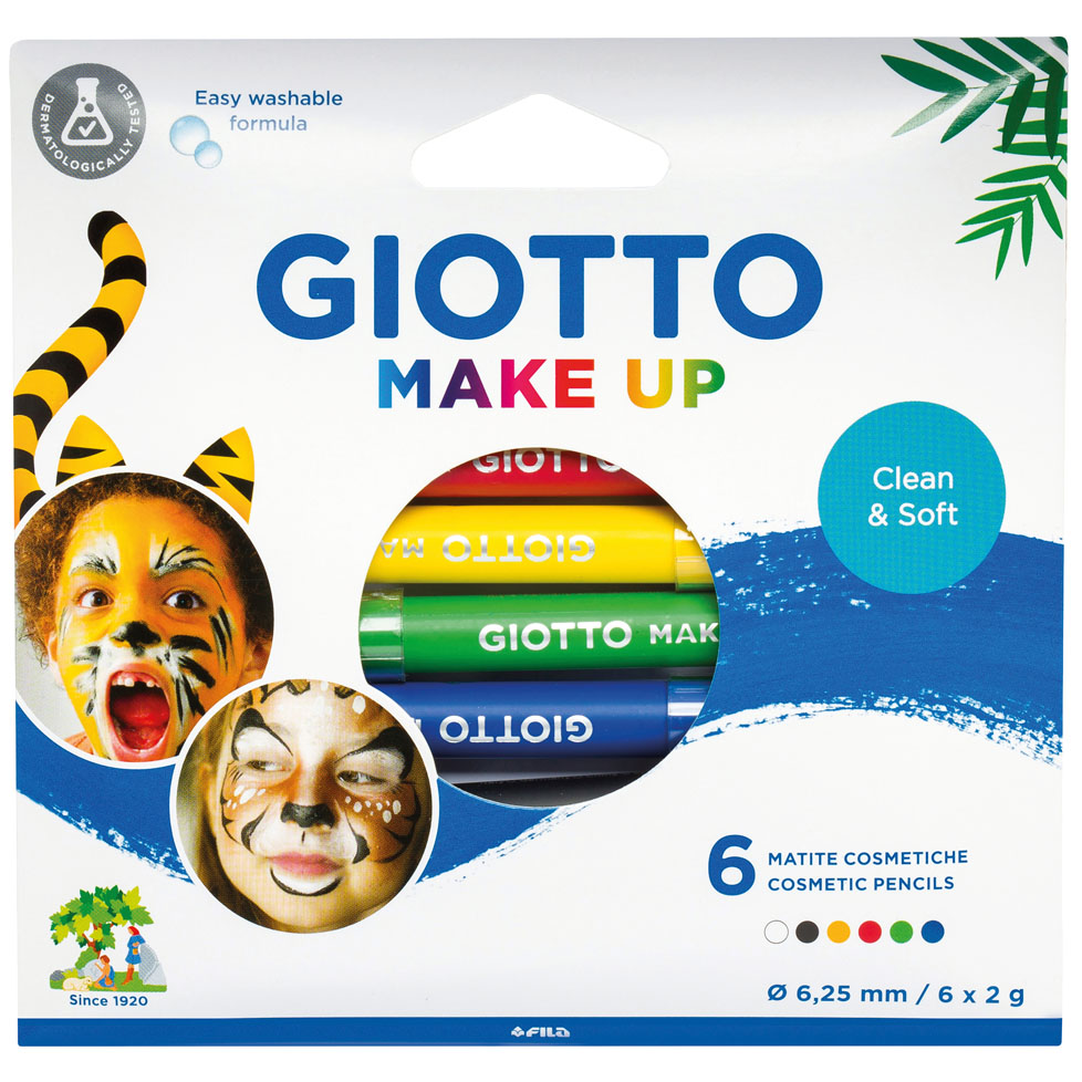 GIOTTO MAKE UP           6 MATITE COLORI CLASSICI