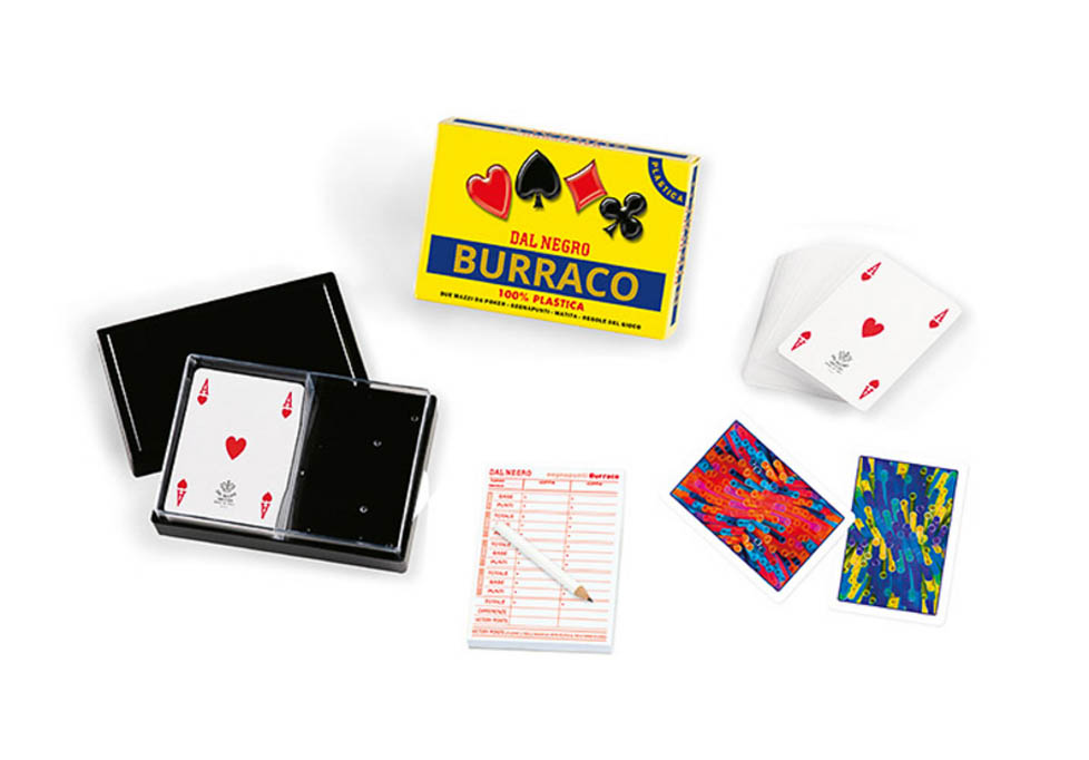 CARTE DA GIOCO BURRACO   DELUXE