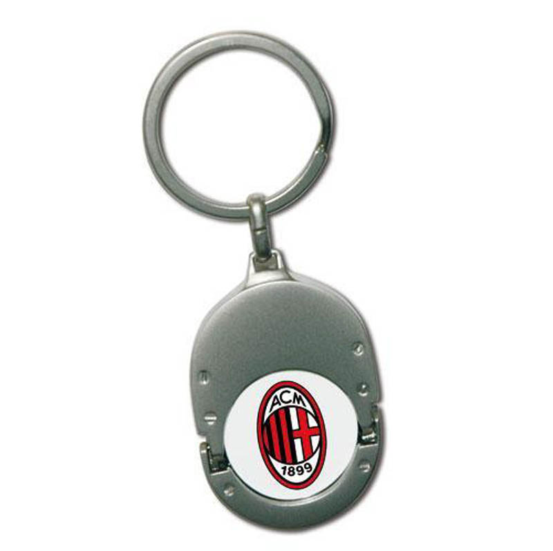 PORTACHIAVI MILAN CON GETTONE SGANCIA CARRELLO