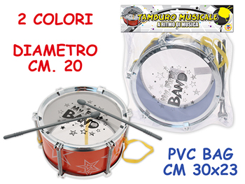 TAMBURO MAGICO IN PVC BAG CM 18