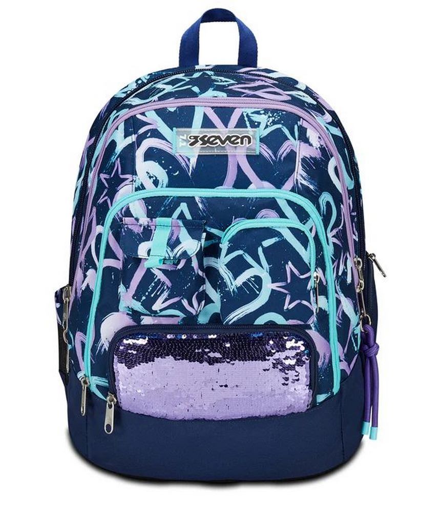 Zaino scuola Seven Advanced Crystal Purple