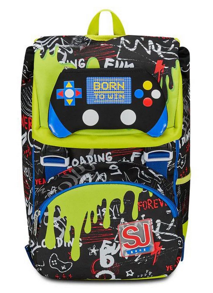Zaino scuola SJ estensibile Big Born to Fun