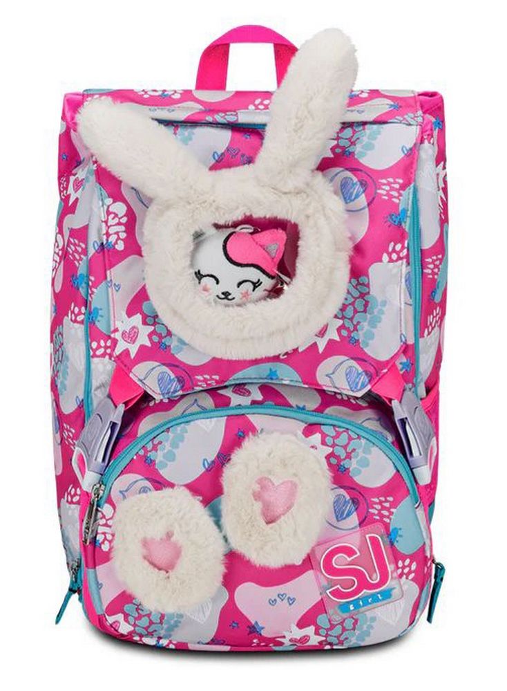 Zaino scuola SJ estensibile Big Pinkfur