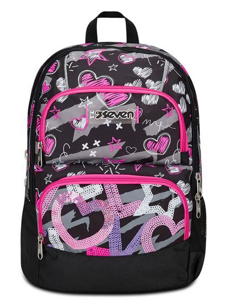 Zaino scuola Seven Advanced Pockets Draft Heart