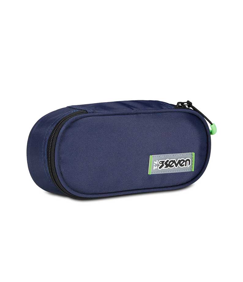 Astuccio scuola Seven Round Plus Freethink Blue Deep