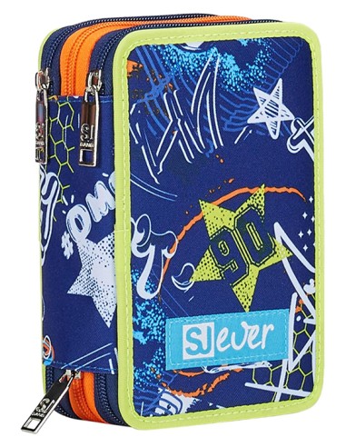 Astuccio Completo 3 Zip Seven SJ Gang SJ Ever Goalstreet Boy