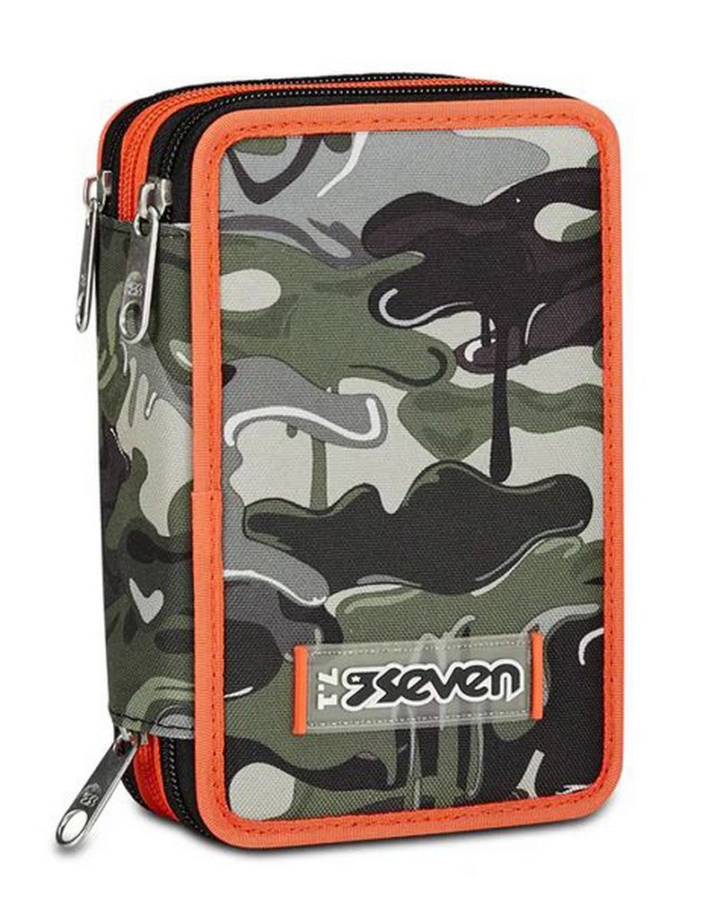 Astuccio scuola Seven 3 zip Lightventure