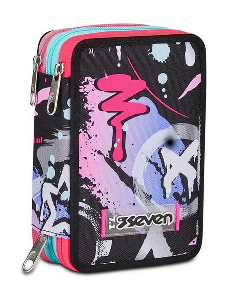 Astuccio scuola Seven 3 zip Mark On Girl
