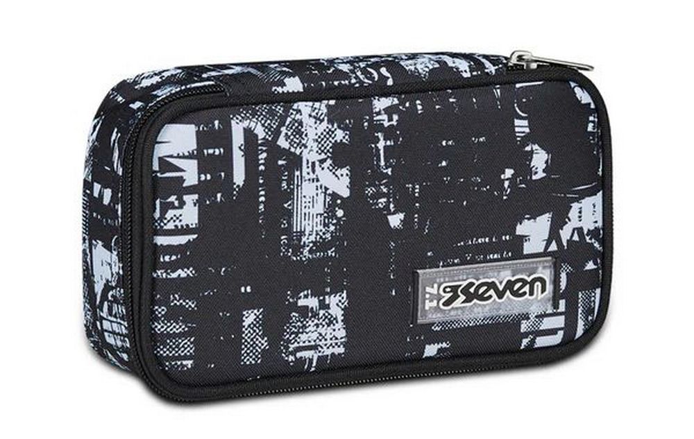 Astuccio scuola Seven Quick Case Freethink Boy Jet Black
