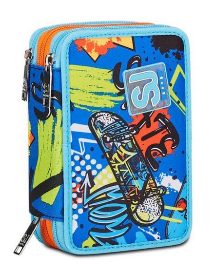 Astuccio scuola 3 zip SJ Trickyled