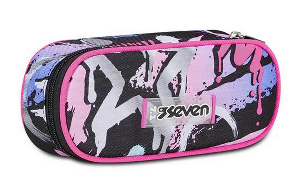 Astuccio scuola Seven Round Plus Mark on Girl