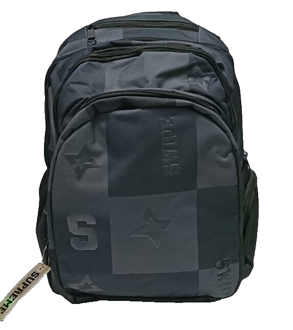 Zaino Scuola Tondo Americano Swipe nero 