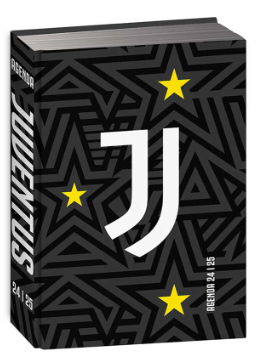 Diaro scuola standard Juventus con copertina opaca 16 mesi